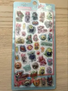 ズートピア　3Dシール　ボンボンドロップシール風　5