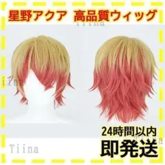 星野アクア アクア ウィッグ コスプレ 推しの子 星野 金髪 ネット ハロウィン