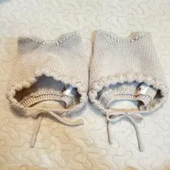 猫耳　ニット帽　ベビー