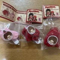 モンチッチ　ガチャ　あったかミニニットキーホルダー