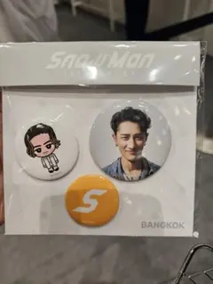 Snow Man POP UP バンコク トレカD・缶バッジセット　岩本照