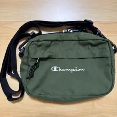 Champion ショルダーバッグ カーキ