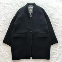 現行 ジャーナルスタンダードレサージュ ノーカラー コクーンミドルコート F