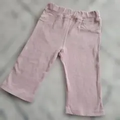 薄いピンクのストレッチボトムス 100cm