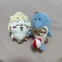 ちいかわ水族館　イカ　イルカうさぎ