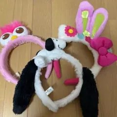 USJ モッピー キティー スヌーピー カチューシャ