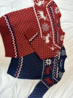 おそろいセーター2点