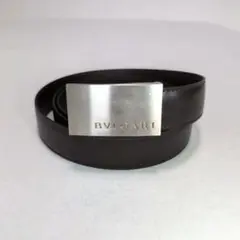ブルガリ BVLGARI プレートバックルベルト ブラック 105cm 666のサムネイル