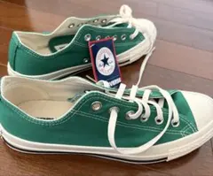新品コンバースALL STAR ローカット　グリーン25.5OX31314111