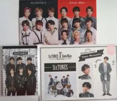 SixTONES 松村北斗 ステッカー メモ帳 チケットホルダー