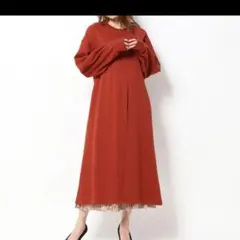 2点セット！レースコンビスウェットワンピース