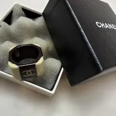 シャネルCHANEL ココマークプラスチックリング　約14号のサムネイル