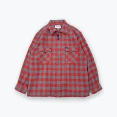 ROTTWEILER/R9 NEL CHECK SHIRT（RED） - メルカリ