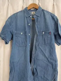 EDWIN デニム ボタンアップシャツ Mサイズ