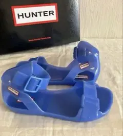 【ほぼ未使用】HUNTER ジェリーシューズ　PVCサンダル 22.0㎝のサムネイル