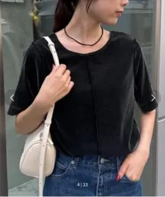 新品　CIAOPANIC TYPY フロッキーヴィンテージ半袖Tシャツ