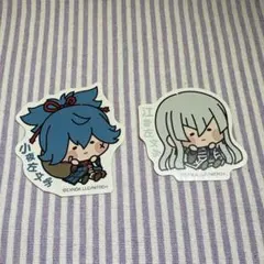 刀剣乱舞 江雪 宗三 小夜 太閤 んまほっぺステッカー ファミマ限定 