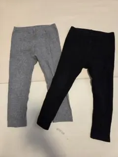 UNIQLO BABY リブレギンス 100 2枚セット