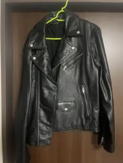 美品 ムーンエイジデビルメント ライダースジャケット ダブル 黒色