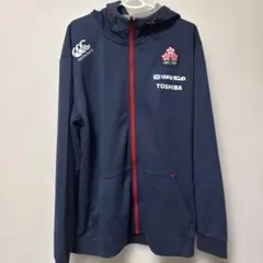 カンタベリー ラグビー 日本代表 刺繍ロゴ ジップ パーカー 4L