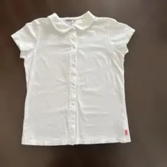 ミキハウス襟付きホワイトシャツ 130