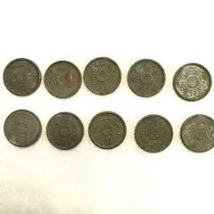 ロシア 1コペイカ銅貨2枚☆1882年 1911年 ニコライ2世 双頭の鷲