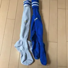 Puma サッカーソックス 2足セット グレー 青