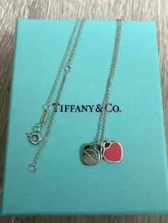 Tiffany ティファニー　リターントゥー ダブルハート ネックレス ピンクのサムネイル