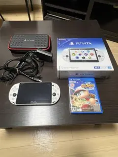 PS Vita Glacier White 本体 ゲームソフト付き