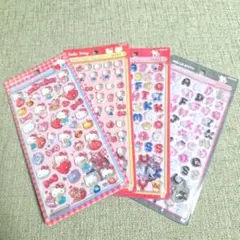 正規品　サンリオ ハローキティ ボンボンドロップ シール　4種セット