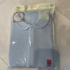 UNIQLO ベビー ロンパース 80 ライトブルー