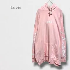 リーバイス パーカー トップス フーディー ロゴ入り ゆったり ストリート L