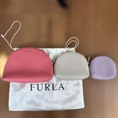 FURLA ポーチ 3色セット