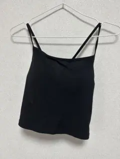 GU ブラック カップ付キャミソール Lサイズ