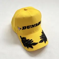 DUNLOP 希少 非売品 ダンロップ ベースボールキャップ 帽子 刺繍ロゴのサムネイル