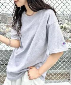 sale1799 ⇊ 【M】2枚組 チャンピオン Tシャツ アッシュグレー