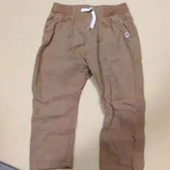 ベージュの18Mパンツ ウエストゴム付き