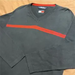 90s TOMMY HILFIGER トミーヒルフィガー Vネック セーター