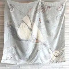 HERMES エルメス スカーフ カレ90 Tuiga”ヨットシルク
