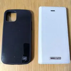 激安✨UAG iPhone11Pro用ケース 黒 グレー手帳型 2点セット