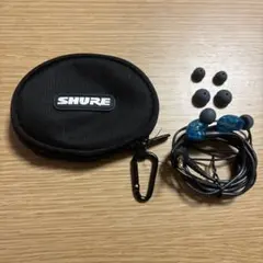 SHURE 有線イヤホン キャリングケース付き
