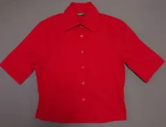 UNITED COLORS OF BENETTON レッド シャツ