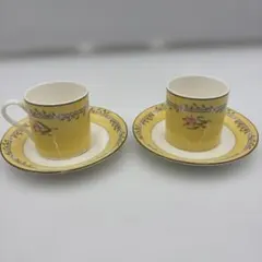 Tiffany & Co. ピンクチューリップカップ＆ソーサー2個セット