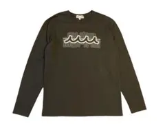 muta MARINE ムータマリン タイポライン ロングTシャツ　ブラックのサムネイル
