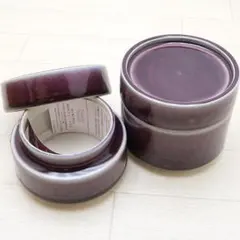 Jars BOX S / Eggplant マカロン キャニスター - メルカリ