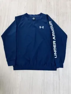 美品　UNDER ARMOUR ネイビー 長袖 ヤッケ