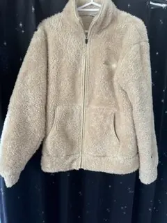 Champion フリースジャケット LARGE ベージュ