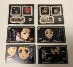 鬼滅の刃 お楽しみくじ 台詞アクリルステッカー カード 冨岡義勇 胡蝶