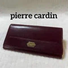 ピエールカルダン 長財布 がま口 本革 ボルドー 六角プレート レトロのサムネイル
