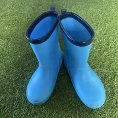 青色 長靴 20サイズ